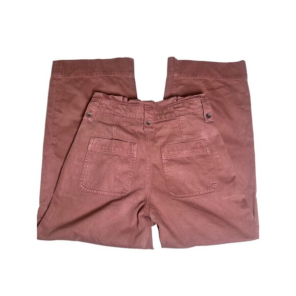 Upwest Womens Wide-Leg Crop Pants Size 2 Dusty Rose - Picture 10 of 11